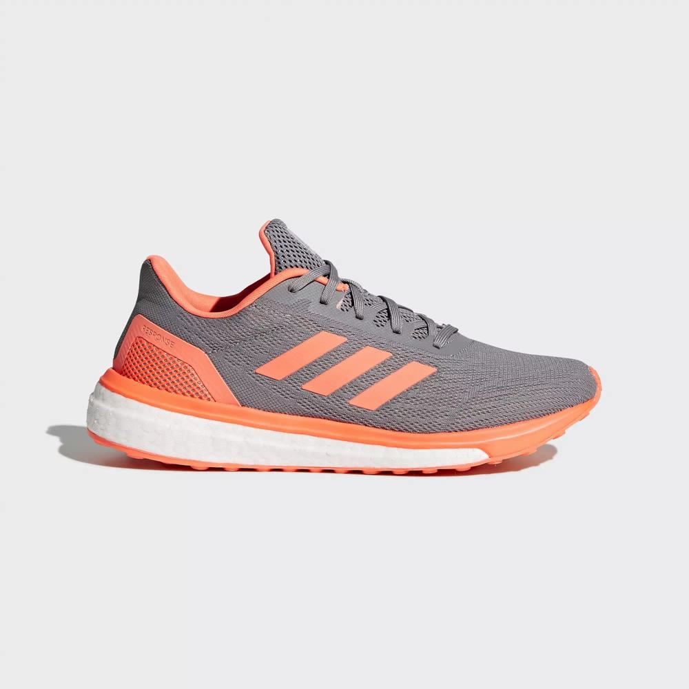 Adidas Response Tenis Para Correr Grises Para Mujer (MX-20914)